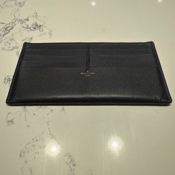 Louis Vuitton Handbags - Louis Vuitton NAVY BLUE Leather Wallet - gently used
